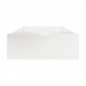 The Sebra bed drawer - white