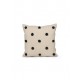 Dot Tufted Cushion - Sand/Black