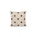 Dot Tufted Cushion - Sand/Black