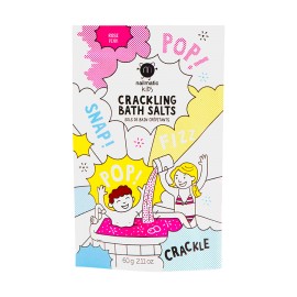 Pink crackling bath salts