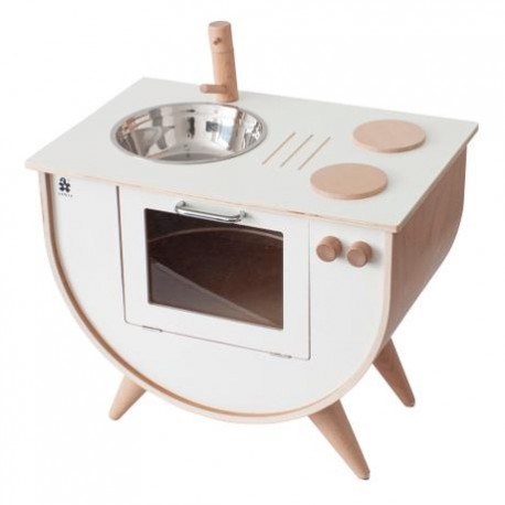 Play kitchen - white/wood