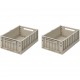 Weston storage box M - 2pack - sandy