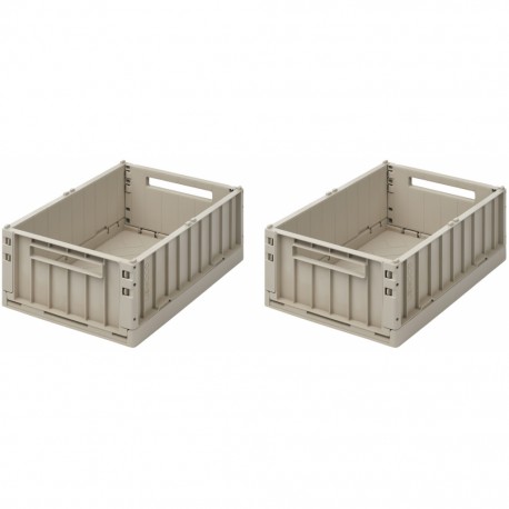 Weston storage box M - 2pack - sandy