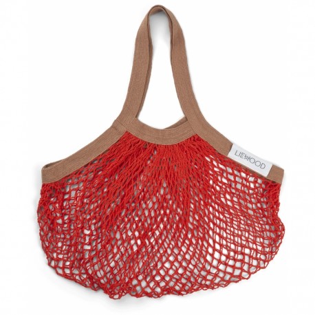 Mesi mesh tote bag - Apple red