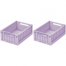 Weston storage box S - 2pack - light lavender