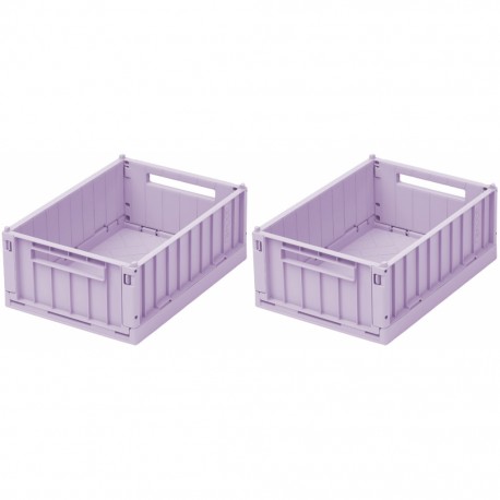 Weston storage box S - 2pack - light lavender