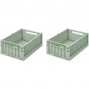 Weston storage box M - 2pack - peppermint