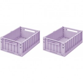 Weston storage box M - 2pack - lavender