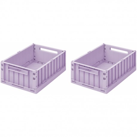 Weston storage box M - 2pack - lavender