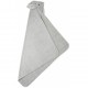 Augusta hooded junior towel - rabbit grey