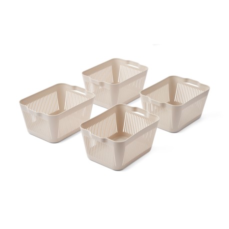 Makeeva storage basket S 4 pack - Sandy