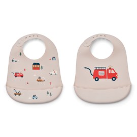 Tilda Silicone Bib - 2 Pack - emergency