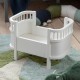 Sebra Doll''s Bed + mattress, white