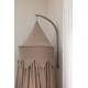 Wall mounted canopy holder, jetty beige