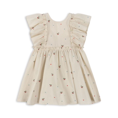 Evia bow dress - cherry coeur