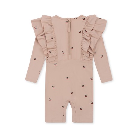 Manuca swim onesie - cherry blush