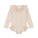 Manuca long sleeves frill swimsuit - bloomie sprinkle