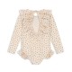 Manuca long sleeves frill swimsuit - bloomy sprinkle