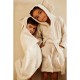 Albert Hooded Baby Towel - ~Elephant sandy