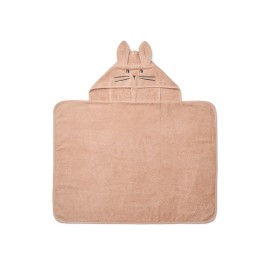 Vilas Hooded Rabbit Baby Towel - Pale Tuscany