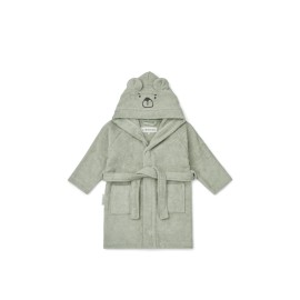 Lily bathrobe - bear dove blue