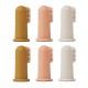 Simon finger toothbrush - 6 pack - sandy