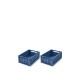 Weston storage box S - 2pack - indigo blue