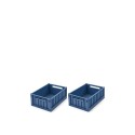 Weston storage box S - 2pack - indigo blue