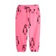 Penguin fleece trousers - pink