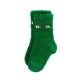 Cat Eyes Fuzzy Socks - green