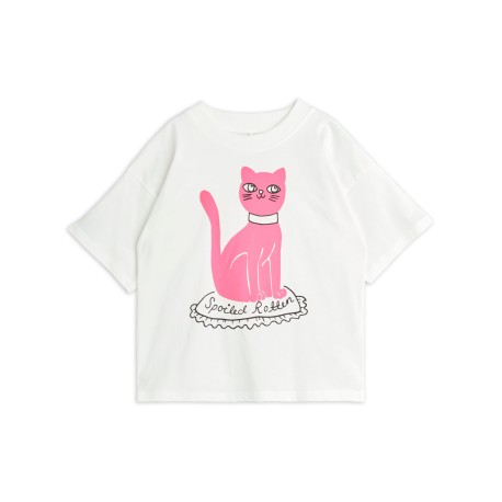 Cat tee - white