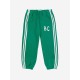 Shadow stripes jogging pants - green