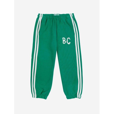 Shadow stripes jogging pants - green