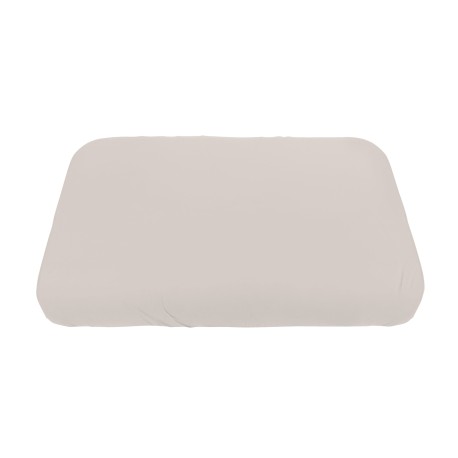 Jersey Baby cot bed sheet - Seabreeze beige