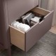 Sebra Changing Table with drawers in jetty beige