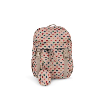 Clover schoolbag - coeur colore frappe