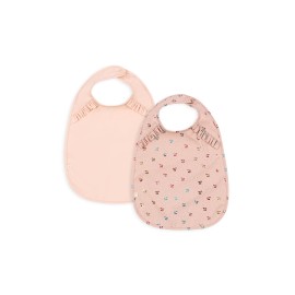 2 Pack Dinner bib - Frill Fairy Cherry