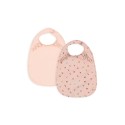 2 Pack Dinner bib - Frill Fairy Cherry