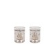 2 PACK GLITTER CUPS -Swan off-white