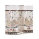 2 PACK GLITTER CUPS -Swan off-white