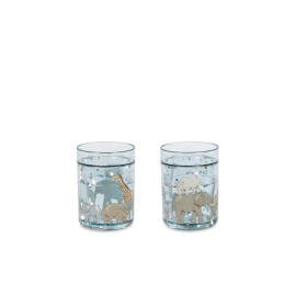 2 PACK GLITTER CUPS -Safari