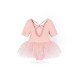 Ballerina dress - peach skin