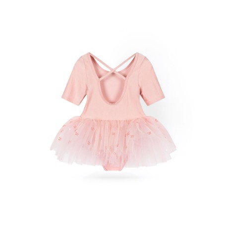 Ballerina dress - peach skin