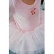 Ballerina dress - peach skin