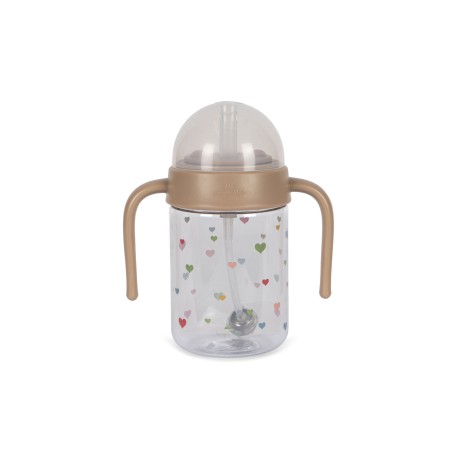 Baby bottle with handle - Multi hearts