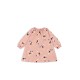 Chloe dress - ladybug daisy blush