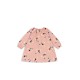 Chloe dress - ladybug daisy blush