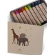 Crayons bees wax - 10pcs - Safari