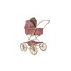 Doll pram - Vita rosa blush glitter