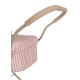 Doll pram - Powder pink check